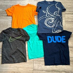 Lot of boys 6-7 t-shirts. Nike, crew cuts brand.